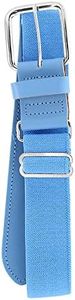 MadSportsStuff Performance Baseball Softball Belt (Youth, Columbia Blue)