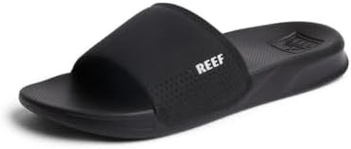 Reef Men's Sandals | One Slide, Black, 10