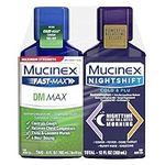 Mucinex FastMax DM Max Cold & Flu Liquid - Thins Mucus, Relieves Cough, Chest Congestion, Pain, Fever, Sneezing, Sore Throat, Runny Nose