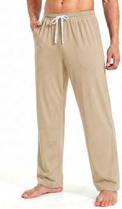 ALLABREVE Sweatpants for Men with Pocket Baggy Yoga Pants Straight Leg