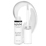 NYX PROFESSIONAL MAKEUP Butter Gloss, Lip Gloss, Non-Sticky - Sugar Glass (Clear)