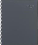 AT-A-GLANCE 2023 Weekly & Monthly Planner, DayMinder, Quarter-Hourly Appointment Book, 8-1/2" x 11", Large, Monthly Tabs, Gray (GC52007) GC5200723