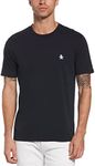 Original Penguin Men's KNT Graph Pride Chest PETE T-Shirt, Dark Sapphire, Medium