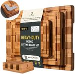 3 Pack Heavy Duty Bamboo Cutting Bo