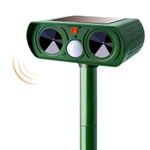 Solar Ultrasonic Cat Repellent for Gardens | Cat Deterrents,Fox Deterrent,Cat Scarer with Motion Sensor & LED Flash | Waterproof Animal Repeller for Rats,Dogs,Squirrels,Birds and Foxes
