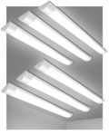 Cutever 4FT Led Batten Light, 40W Tube Light Surface Mounted Ceiling Light Cool White 6500K 4000LM 180 °Beam Angle Led Tube Lights for Shop, Office, Living Room, Garage, Warehouse, Kitchen