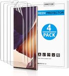 [4 pack] Samsung Galaxy Note 20 Ultra Screen Protector - TPU Film Screen Protector for Galaxy Note 20 Ultra 6.9 Inch, 2020 [High Definition] [Bubble Free] [Anti-scratch] [Anti-Fingerprint]