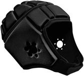 EliteTek Soft Padded Headgear: 7on7 Tournaments, Flag Football, Team Sports, Training, Rugby, Lacrosse, Soccer, FITS Youth & Adult! (Black, Medium)