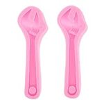 HOMSFOU 2 Pcs Silicone Mold Wrench Cake Sweet Mould Silicone Gummy Sugar Craft Resin Charms DIY Baking Biscuit Pudding Making Epoxy Molds Home Jelly Shots Bake a Cake Silica Gel Jewelry