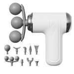 9 In 1 Mini Gun Massager Machine for Pain Relief - Body, Neck, Shoulders, Back, Arms & Feet Massager- 6 Speed Type-C Charging for Muscle Pain Relief Recovery (S7)