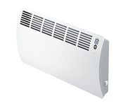 STIEBEL ELTRON Wall mounted convector, electric heater CON 15 Premium U, 1500 W for about 15 sqm, 7-day + 120-minute timer, frost + overheating protection, open window detection, Lot 20 compliant, alu