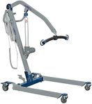 ProHeal Portable Patient Lift - Compact Folding Full Body Patient Transfer Lifter for Home Use and Facilities - Low Bed and Chair Lifting, 400 Pound Weight Capacity, 2 Point Spreader Bar