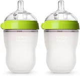 Comotomo Baby Bottle, Green, 8 oz (