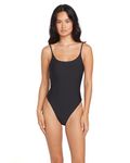 Volcom Women's Standard Simply Seamless One Piece Swimsuit, Black, Small