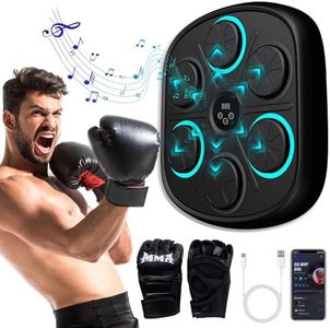 2024 Smart Music Boxing Machine: Home Wall-Mounted Training Gear - Bluetooth Interactive Fun - Fitness and Reflex Improvement