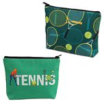 CMNIM Tennis Gifts Makeup Bag Tennis Gifts for Women Girls Tennis Players Gift Tennis Lover Gift Tennis Racket Cosmetic Pouch (Tennis Gifts bag)