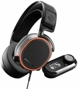 SteelSeries Arctis Pro + GameDAC Wired Gaming Headset - Certified Hi-Res Audio - Dedicated DAC and Amp - for PS5/PS4 and PC - Black