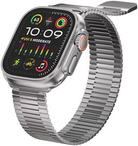 Ultra Supply Co. Ultra 2 Milanese Link Bracelet compatible with Apple Watch Ultra 2, Ultra 1 Titanium - 49mm Metal Bracelet, One Size Fits All