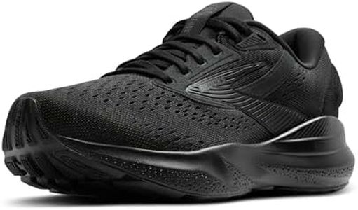 Brooks Men’s Adrenaline GTS 24 Supportive Running Shoe - Black/Black/Ebony - 12 Wide