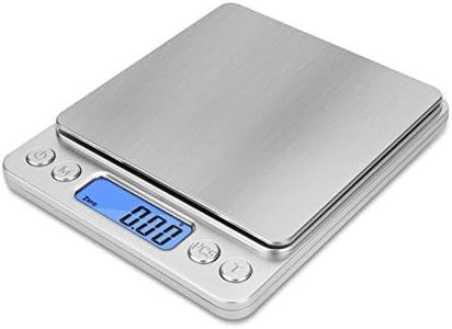 Digital Kitchen Scale, NEXT-SHINE 500g x 0.01g Gram Mini Pocket Jewelry Scale, Multifunctional Food Scale with Backlit LCD Display for Cooking Baking Coffee Postal Parcel