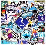 Winter Skiing Stickers Pack - 50 Co