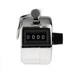 ADD GEAR Resettable Lap Counter 4 Digit Counting Machine Heavy Duty Manual Click Pooja Mantra Jap Tasbeeh Chanting Finger Counter Tally (Metal)