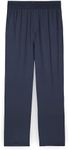 Tommy John Men's Second Skin Pajama Pants, Comfortable Soft with Pockets Sleepwear, Lounge, Yoga, Sweatpants for Men, Elastic Band Pajama Bottoms (Dress Blue, Small)