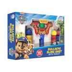 Ratna's Paw Patrol Bullseye Sling Shot with Target, Kids Shooting Game Set, 5 Colorful Balls, Catapult Gulel Power Blast Launcher Archery, Shoots Up to 25 Feet, Toy for Kids Ages 5+ Years