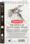 Derwent Sketch Pad A5 Portrait, Drawing & Writing, 30 Sheets, Acid-Free Paper, Wirebound Spine, Professional Quality, 2300140