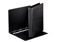 Esselte 4 Ring Binder, PP, Holds up to 190 Sheets, 42 mm Spine, 49733 - A4, Black