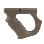 Ranstac Airsoft Front Grip, Angled Foregrip Military Usual Triangle Fore Grip Nylon for Picatinny 20mm Rail WB1001 (Sand Color)