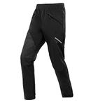 ROCKBROS Winter Cycling Pants for Men Thermal Bike Pants Winter Windproof MTB Pants Warm for Cycling Running Hiking Black