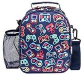 Fringoo - Neon Gamer Lunch Box - Lunch Bag - Lunch Bag for Kids - Thermal Insulated Lunch Bag - Cool Gamer Lunch Boxes - Great Gifts for Avid Gamers, Matching Bottle Available