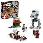 LEGO Star Wars at-ST 75332 Toy Building Set - Featuring Wicket The Ewok and Scout Trooper Minifigures, Expand Your Collection, Great Gift for Preschool Kids, Boys, and Girls Ages 4+