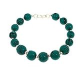 Round Turquoise Beads Link Bracelet
