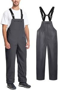 SWISSWELL Men's Rain Bibs Rain Pants for Men Waterproof Over Pants Work Heavy Duty with Pockets