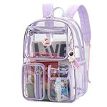 LISINUO Clear Backpack Heavy Duty,T