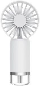 Misting Fan Portable, Handheld Personal Mister Fan, Small Fan Rechargeable, Mini Spray Water Mist Fan, Kids Women Portable Fan For Travel, Outdoors, Hiking, Camping Home Office (white)