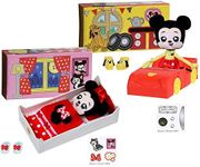 SWEET SEAMS 6" Soft Rag Doll Amazon Exclusive Bundle Pack – 2pc Toy | Classic Minnie Mouse Doll and Bedtime Playset Plus Classic Mickey Mouse and Car Playset