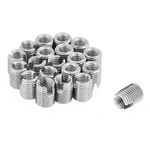 20pcs Self Tapping Threaded Insert M4 x 8mm Self Tapping Slotted Screw Stainless Steel Thread Insert Nuts for Helical Repair