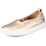 Kenneth Cole New York Women's Kam Ballet Flat Stretch Sneaker, Light Gold, 5 UK