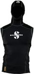 SCUBAPRO Men's 1mm Hybrid Hooded Diving Vest, X-Large, Black