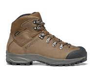 SCARPA Women's Kailash Plus GTX Waterproof Gore-Tex Leather Boots for Backpacking and Hiking, Dark Brown, 9-9.5 Women/8-8.5 Men