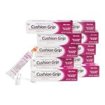 Cushion Grip Thermoplastic Denture Adhesive – Refits & Tightens Loose Dentures, Works Like a Denture Reliner for a Long-Lasting, Secure Fit, Cushions Gums, Waterproof & Zinc-Free - 1 oz (Pack of 10)