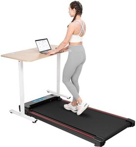 CITYSPORTS Portable Treadmill, Under Desk Treadmill Quiet, 2 in 1 Walking Pad Treadmill Under Desk for Office Home Fitness