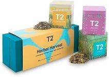 T2 Tea Herbal Harvest Icon Trio Gift Pack, 3 Loose Leaf Tisanes in Mini Tins, Wellness Herbal teas