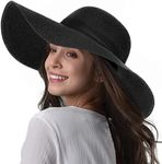 FURTALK Womens Sun Straw Hat Wide Brim Floppy Summer Beach Hats for Women