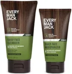 Every Man Jack Daily Face Wash & Lotion Set, Deeply Cleanse, Moisturize, and Revive Dry, Tired Skin with Hyaluronic Acid, Niacinamide, and Aloe Vera - 2-Pack