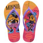 Havaianas, Women's, Kids Slim Disney Cool, Flip Flop, Pink Flux, 12/13C UK