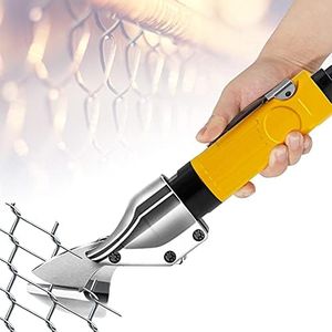 NEWTRY Pneumatic Scissors, Air Industrial Shears, Heavy Duty Metal Cutter Cutting Tool, for Metal Sheet Diamond Mesh Iron Stainless Steel Plate (upgrade B Larger Cutter Head)